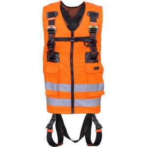 Kratos REFLEX 2 - 2 pontos teljes testheveder jól láthatósági mellénnyelKRA-FA1030300