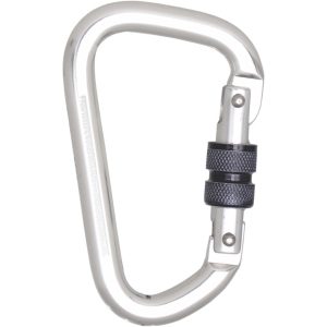 Kratos alumínium csavaros reteszelő karabiner 22