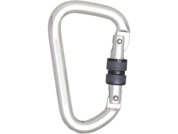 Kratos alumínium csavaros reteszelő karabiner 22