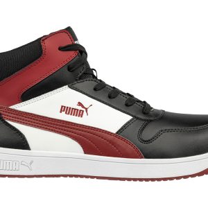 Puma Frontcourt BLK/WHT/RED Mid S3L ESD FO HRO SR munkavédelmi bakancsPUM-630050-36