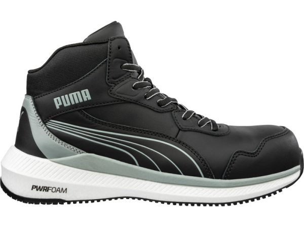 Puma Zoom Black S3S ESD FO HRO SR munkavédelmi bakancsPUM-635030-42 Puma Zoom Black S3S ESD FO HRO SR munkavédelmi bakancsPUM-635030-42