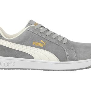 Puma Iconic Suede Grey Low S1PL ESD FO HRO SR munkavédelmi cipőPUM-640030-36