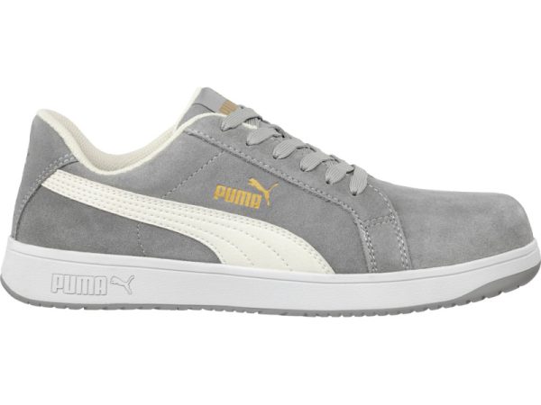 Puma Iconic Suede Grey Low S1PL ESD FO HRO SR munkavédelmi cipőPUM-640030-37 Puma Iconic Suede Grey Low S1PL ESD FO HRO SR munkavédelmi cipőPUM-640030-37