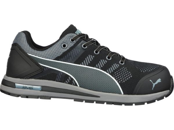 Puma Elevate Knit Black S1P ESD HRO SRC védőcipőPUM-643160-42 S1P Puma Elevate Knit Black S1P ESD HRO SRC védőcipőPUM-643160-42 S1P