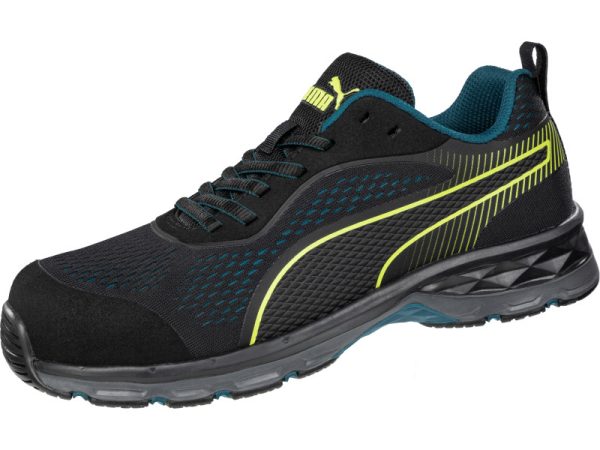 Puma Fuse Knit Black Wns Low S1P ESD HRO SRC női munkavédelmi cipőPUM-643930-36