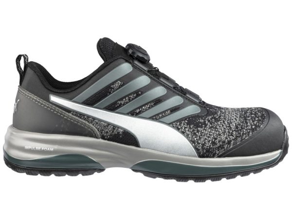 Puma Charge Black Disc Low S1P ESD HRO SRC munkavédelmi cipőPUM-644541-39 Puma Charge Black Disc Low S1P ESD HRO SRC munkavédelmi cipőPUM-644541-39