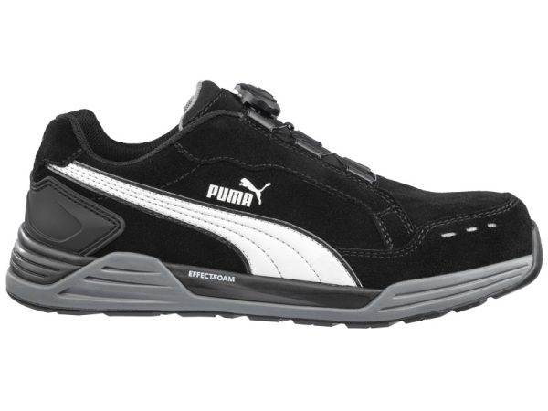 Puma Airtwist Black Disc Low S3 ESD HRO SRC munkavédelmi cipőPUM-644651-41 Puma Airtwist Black Disc Low S3 ESD HRO SRC munkavédelmi cipőPUM-644651-41