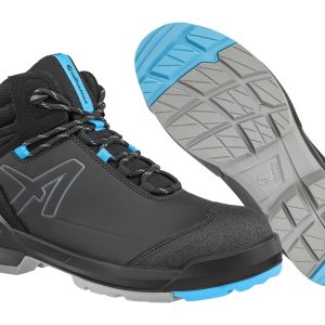 Albatros Taraval Black/Blue Mid S3L ESD FO SR munkavédelmi bakancsALB-638040-36