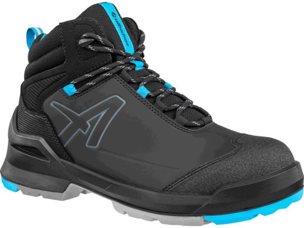 Albatros Taraval Black/Blue XW Mid S3L ESD FO SR munkavédelmi bakancsALB-638041-36