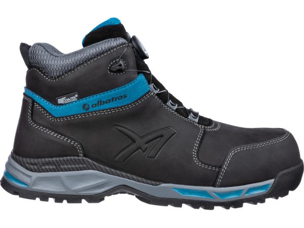 Albatros Tofane Black QL CTX Mid S3 ESD WR HRO SRC munkavédelmi bakancsALB-638500-47 Albatros Tofane Black QL CTX Mid S3 ESD WR HRO SRC munkavédelmi bakancsALB-638500-47