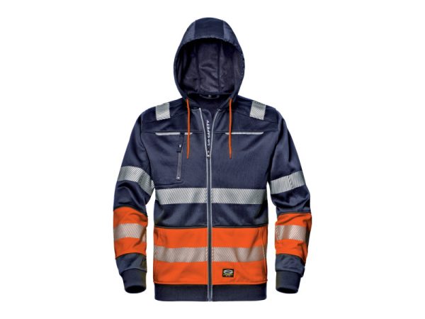 Sir Safety System Hi-Vis Contrast kapucnis melegítőfelsőSSY-MC2916QM-3XL