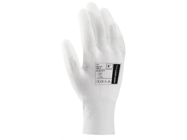 LEO - Ujjvégen mártott nylon kesztyűVO-A9002/L