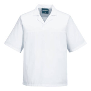 Portwest Fehér Baker's No Pocket ing S/S 2209WHR