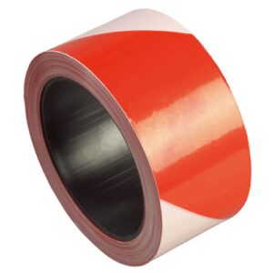 Coverguard BARRICADE TAPE JELZŐSZALAG 5CM/100M PIROS/FEHÉR