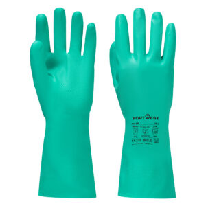 Portwest Zöld Nitrosafe Plus vegyszerálló kesztyû A812GNR