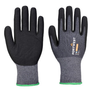 Portwest Szürke/Fekete SG Grip15 Eco nitril kesztyû ( 12 pár) AP12G8R