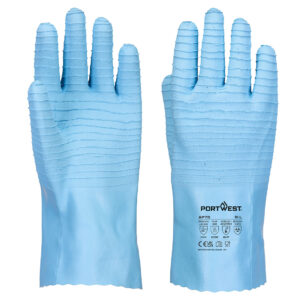 Portwest Kék FD vegyszerálló B Latex kesztyû AP75BLU