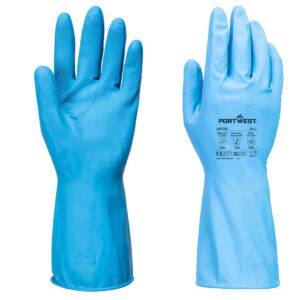 Portwest Kék FD Chemical B Latex könnyû kesztyû (12 pár) AP76BLU