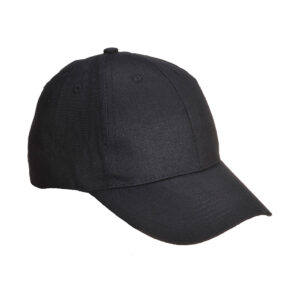 Portwest Fekete Baseball sapka, hat paneles B010BKR