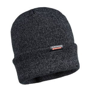 Portwest Fekete Bélelt kötött fényvisszaverõ Yarn sapka B026BKR