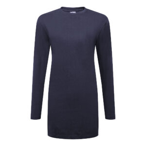 Portwest Navy Nõi pamut Relaxed Fit póló L/S B194NVR