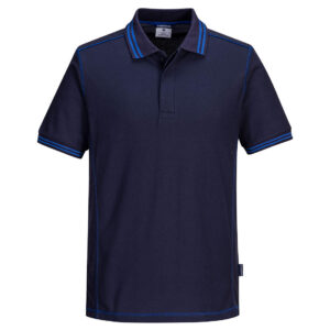 Portwest Navy/Royal Essential kéttónusú póló ing B218NRR