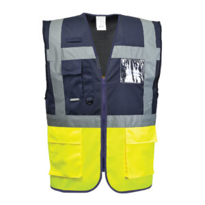 Portwest Sárga/Navy Paris Executive mellény C276YNR