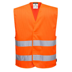 Portwest Narancs MeshAir Hi-Vis kéttónusú mellény C374ORR