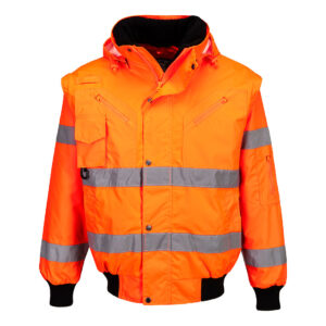 Portwest Narancs Hi-Vis 3 az 1-ben bomber dzseki C467ORR