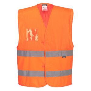 Portwest Narancs HI-VIS MESH MELLÉNY C494ORR