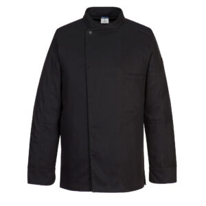 Portwest Fekete Surrey séf kabát L/S C835BKR