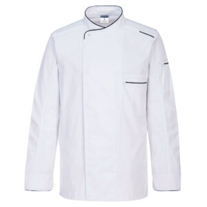 Portwest Fehér Surrey séf kabát L/S C835WHR