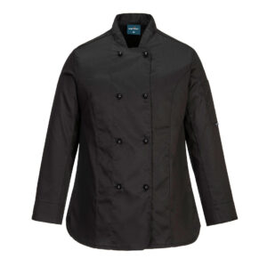 Portwest Fekete Rachel Chefs nõi dzseki L/S C837BKR