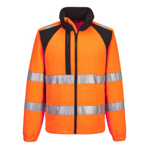 Portwest Narancs/Fekete WX2 Eco Hi-Vis Polár CD807OBR