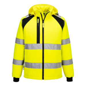 Portwest Sárga/Fekete WX2 Hi-Vis softshell (2L) CD809YBR