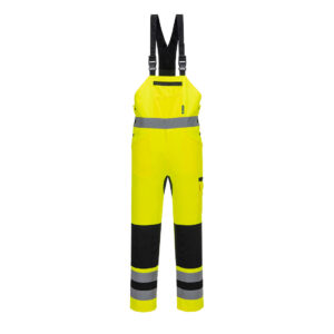 Portwest Sárga/Fekete WX2 Hi-Vis kantáros nadrág CD852YBR