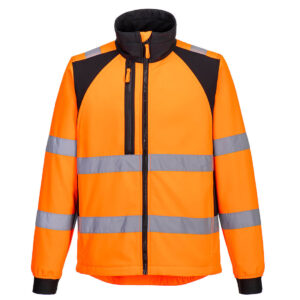 Portwest Narancs/Fekete WX2 Eco Hi-Vis Softshell (2L) CD875OBR