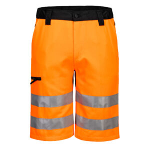 Portwest Narancs/Fekete WX2 Eco Hi-Vis rövidnadrág CD899OBR