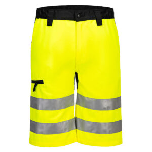 Portwest Sárga/Fekete WX2 Eco Hi-Vis rövidnadrág CD899YBR