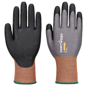 Portwest Szürke/Fekete CT Cut C21 nitril kesztyû CT21G8R