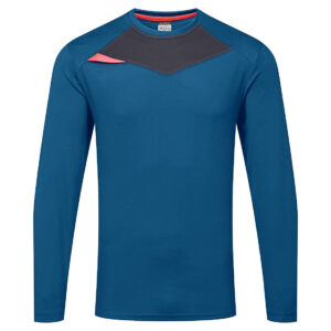 Portwest Metro kék DX4 hosszú ujjú póló L/S DX415MBR