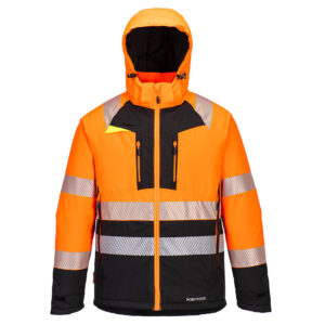 Portwest Narancs/Fekete DX4 Hi-Vis Class 2 télikabát DX430OBR