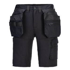 Portwest Fekete DX4 Hi-Vis Craft rövidnadrág DX451BKR