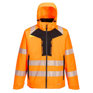 Portwest Narancs/Fekete DX4 Hi-Vis 4 az 1-ben kabát DX466OBR