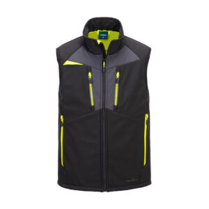 Portwest Fekete DX4 Softshell mellény (3L) DX476BKR