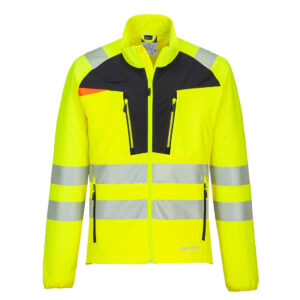 Portwest Sárga/Fekete DX4 Hi-Vis Zip Base felsõ DX481YBR
