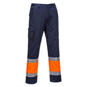 Portwest Narancs/Navy Jól láthatósági kéttónusú nadrág E049ONR