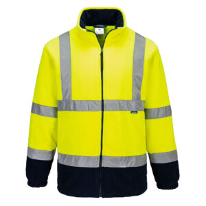 Portwest Sárga/Navy Láthatósági kontraszt polár F301YNR