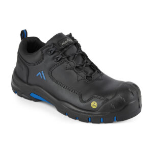 Portwest Fekete/Kék Apex Compositelite félcipõ S3S ESD HRO SR SC FO FC19BKB