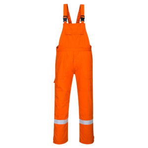 Portwest Narancs Bizflame Plus kantáros nadrág FR27ORR